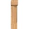 Ekena Millwork Traditional Block Smooth Bracket w/ Offset Brace, Western Red Cedar, 7 1/2"W x 22"D x 34"H BKT0806X22X34TRA05SWR - alternate 4
